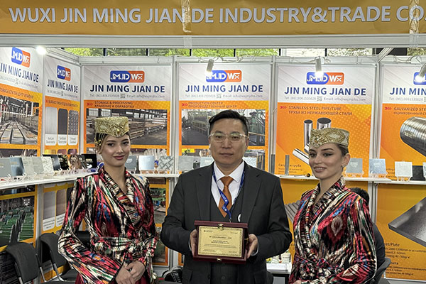 JMJD Featured in Exclusive Optom Interview at Uzbekistan Exhibition, Showca...
