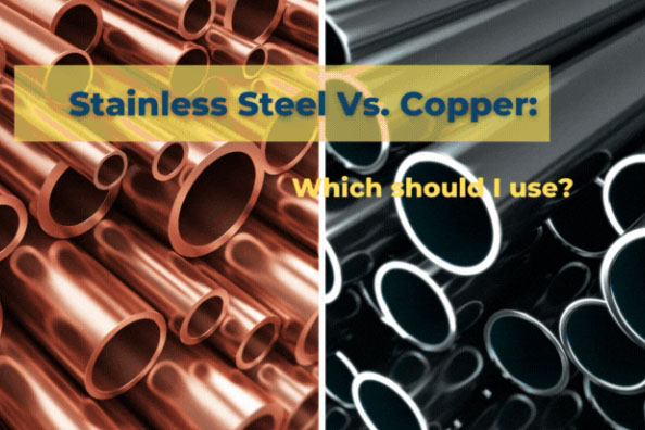 Stainless steel pipe vs copper pipe