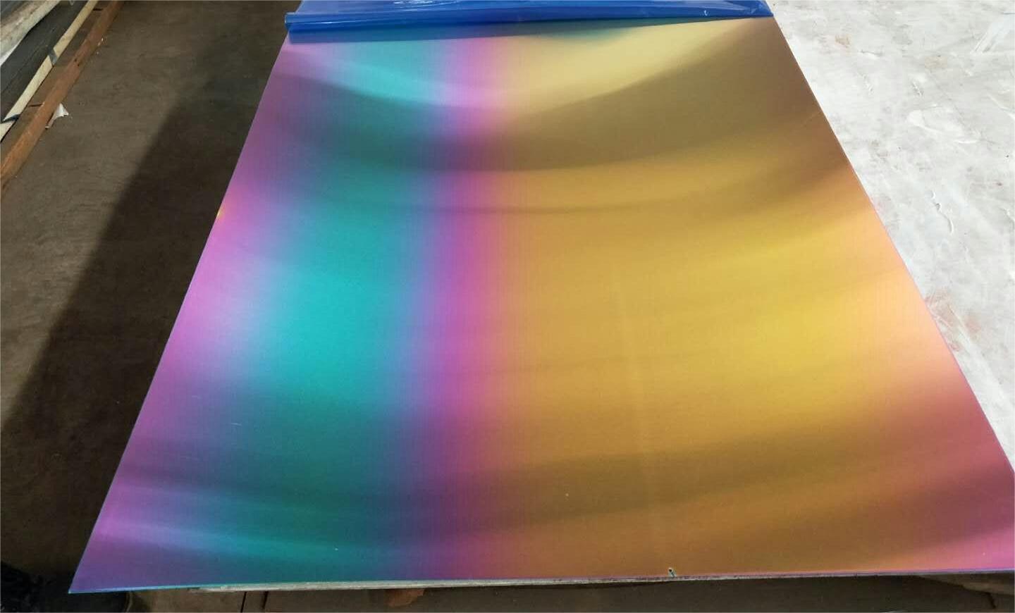 color stainless steel plate