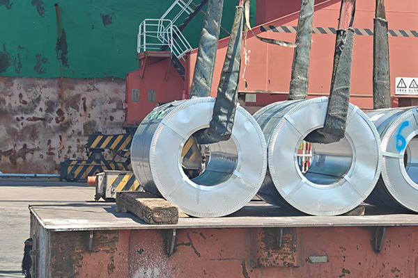 200 Tons of Cold Rolled Carbon Steel Coils Successfully Completed Port Oper...