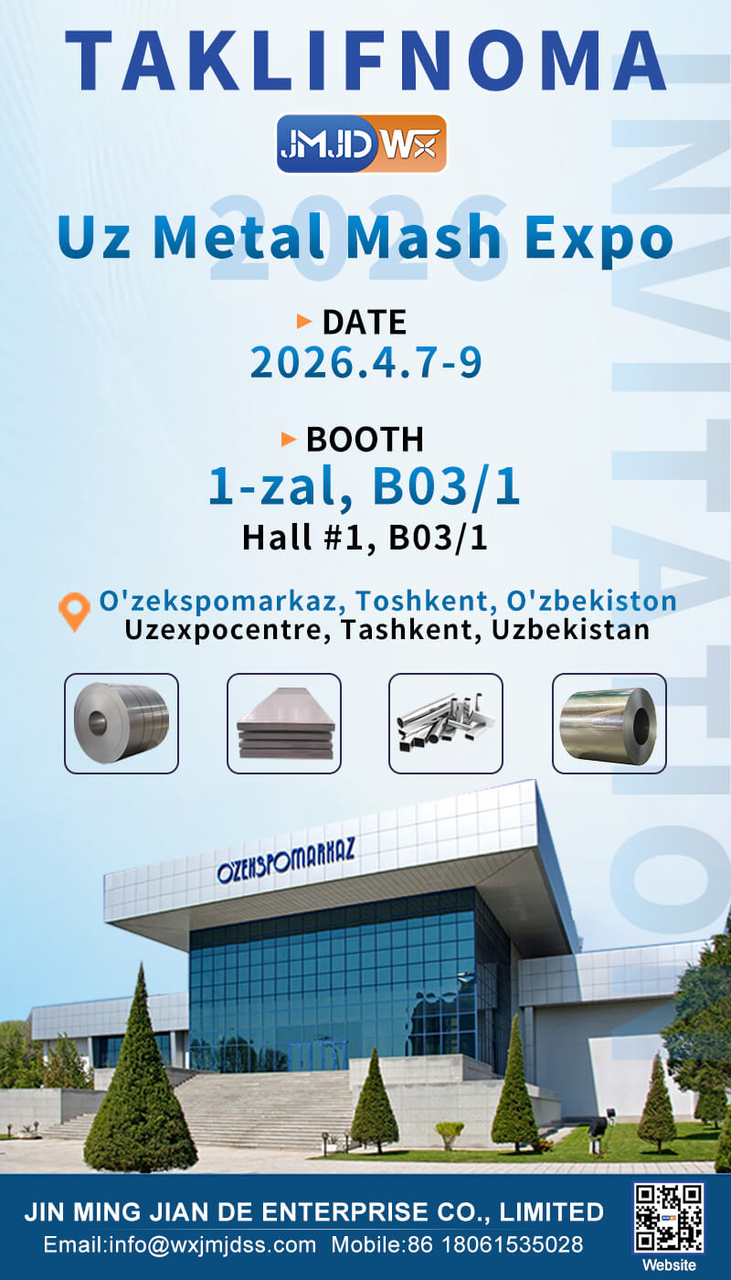 JMJD to Exhibit at TAKLIFNOMA Uz Metal Mash Expo 2026