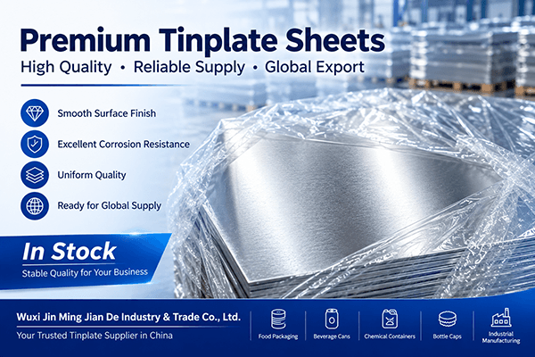 High-Quality Tinplate Sheets Added to Inventory for Reliable Global Supply