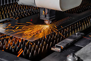 Sheet metal production line